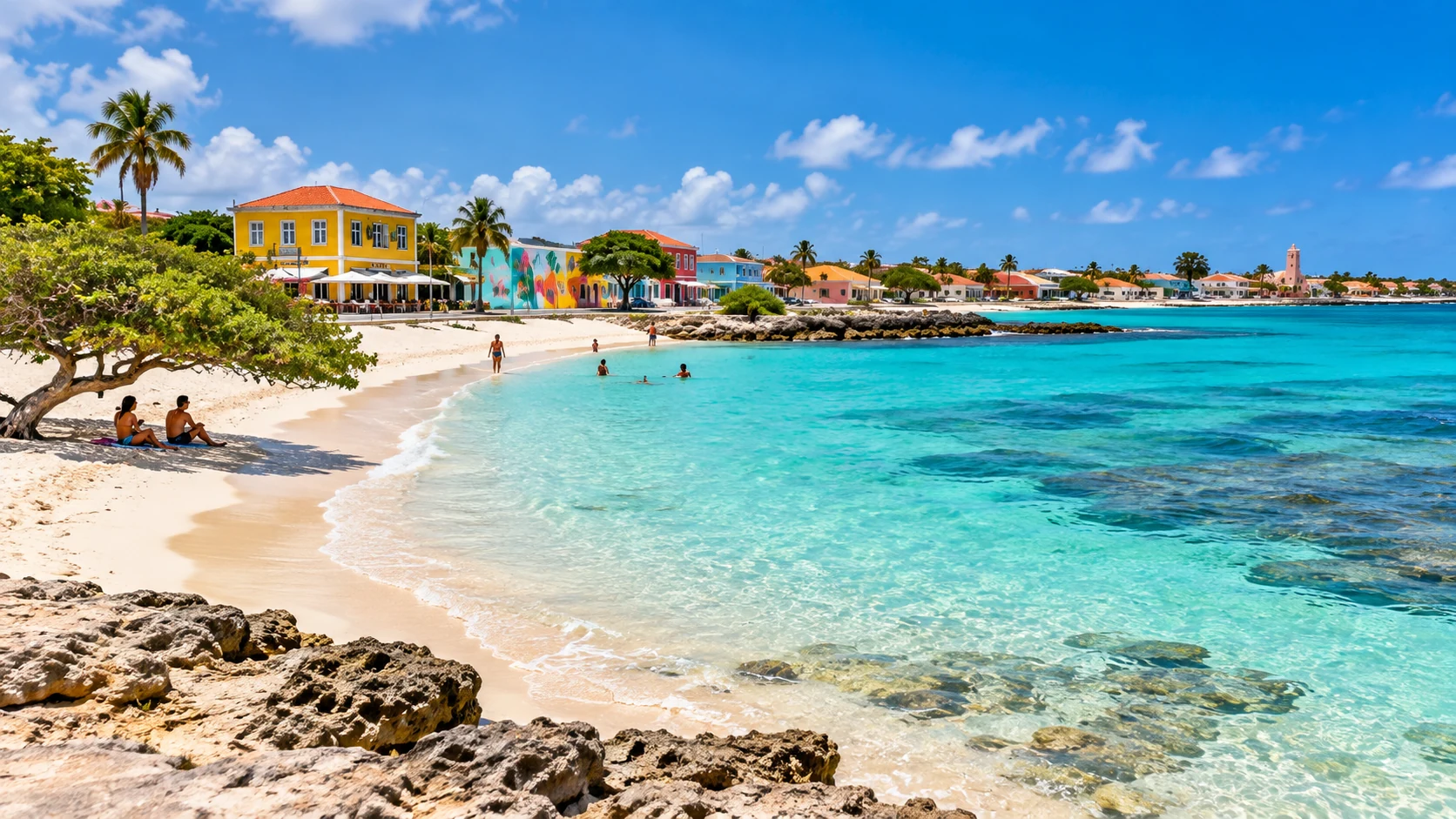 Coastal San Nicolas and southern Aruba
